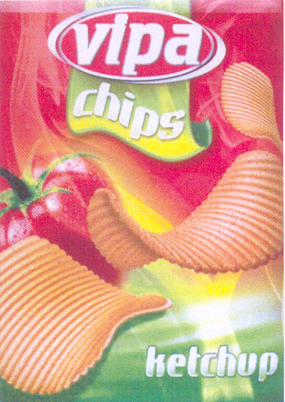 Paraqitja e markës VIPA CHIPS KETCHUP