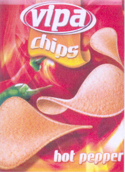 Paraqitja e markës VIPA CHIPS HOT PEPPER