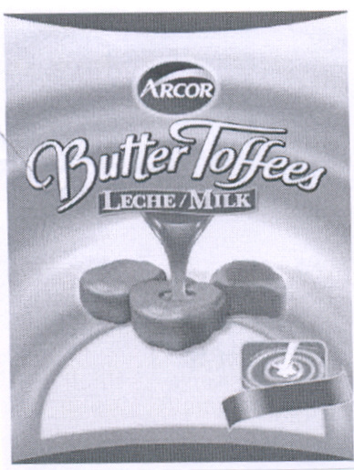 Paraqitja e markës ARCOR BUTTER TOFEES
