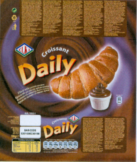 Paraqitja e markës CROISSANT DAILY