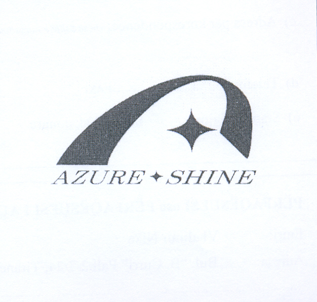 Paraqitja e markës AZURE SHINE