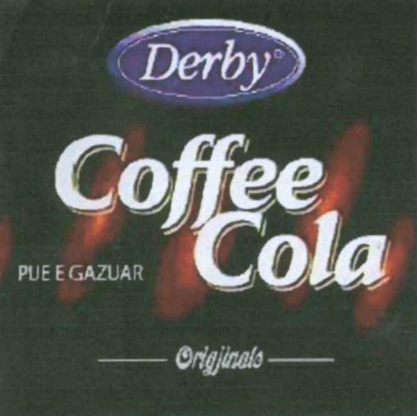 Paraqitja e markës DERBY COFFEE COLA