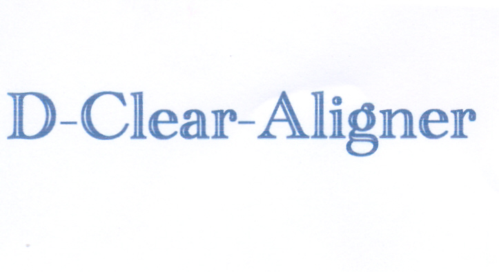 Paraqitja e markës D-CLEAR-ALIGNER