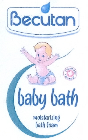 Paraqitja e markës BECUTAN baby bath