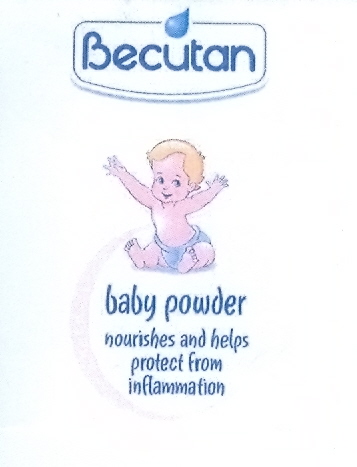 Paraqitja e markës BECUTAN baby powder