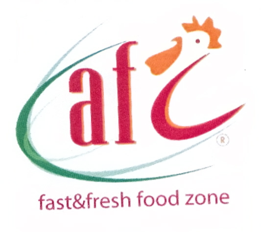 Paraqitja e markës AFC fast & fresh food zone