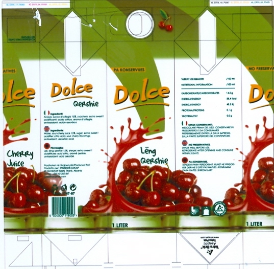Paraqitja e markës Dolce qershie