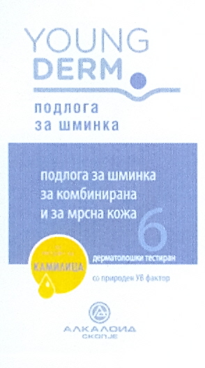 Paraqitja e markës Young Derm make up foundation 6