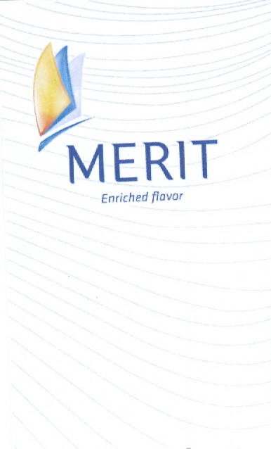 Paraqitja e markës MERIT ENRICHED FLAVOR