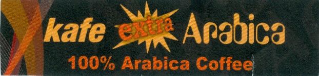 Paraqitja e markës kafe extra arabica