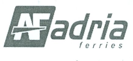Paraqitja e markës AF ADRIA FERRIES