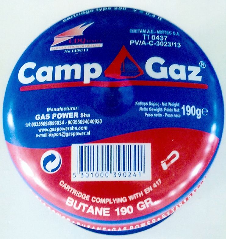 Paraqitja e markës CAMP GAZ
