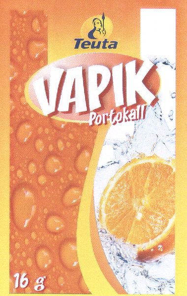 Paraqitja e markës VAPIK
portokall, 16g