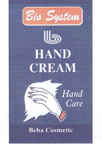 Paraqitja e markës Beba Cosmetic
Bio System Hand Cream Hand Care