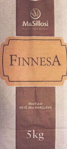Paraqitja e markës FINNESA miell për petë dhe bakllava 5kg