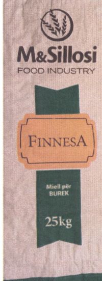 Paraqitja e markës FINNESA miell për burek 25kg