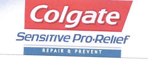 Paraqitja e markës COLGATE SENSITIVE PRO-RELIEF REPAIR & PREVENT