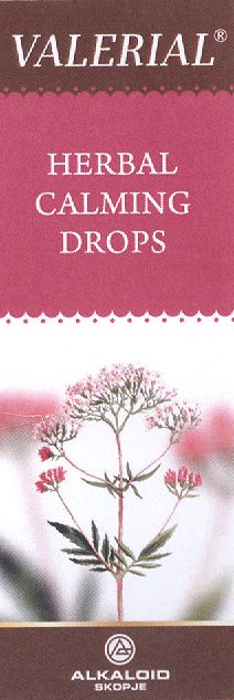 Paraqitja e markës VALERIAL HERBAL CALMING DROPS