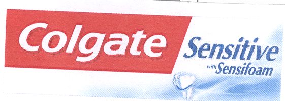 Paraqitja e markës Colgate Sensitive with Sensifoam
