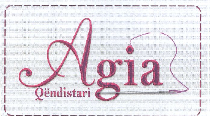 Paraqitja e markës Qëndistari Agia