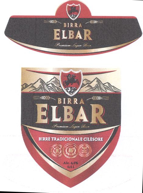 Paraqitja e markës Birra ELBAR