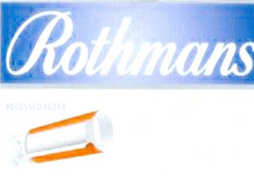 Paraqitja e markës ROTHMANS RECESSED FILTER