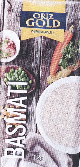 Paraqitja e markës Oriz "GOLD BASMATI"