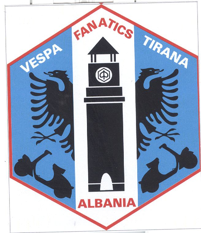 Paraqitja e markës Vespa Fanatics Tirana