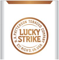 Paraqitja e markës LUCKY STRIKE R.A. PATTERSON TOBACCO COMPANY EST RICH'D. V.A. USA