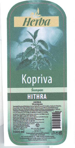 Paraqitja e markës HERBA Kopriva