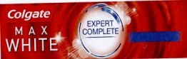 Paraqitja e markës COLGATE MAX WHITE EXPERT COMPLETE