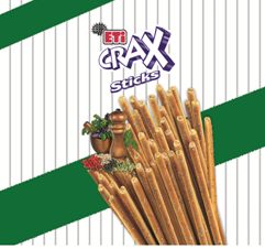 Paraqitja e markës ETİ CRAX STICKS