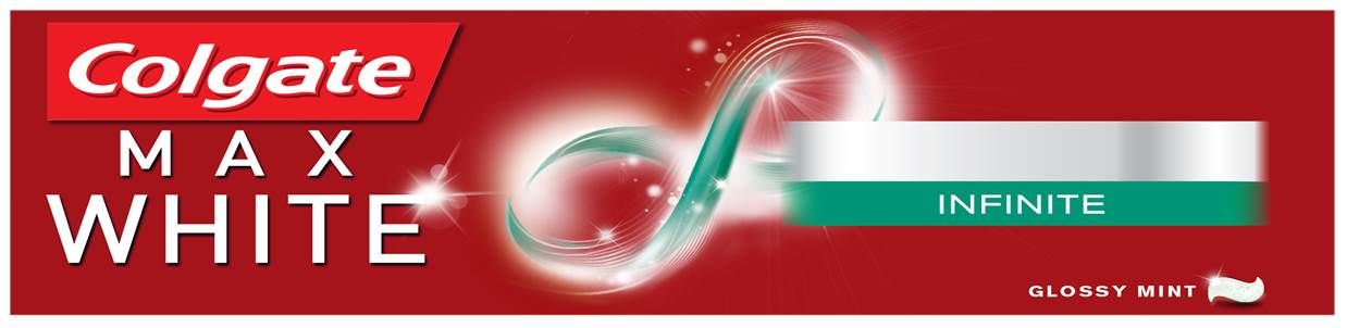 Paraqitja e markës COLGATE MAX WHITE INFINITE GLOSSY MINT Carton Design