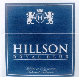 Paraqitja e markës H HILLSON ROYAL BLUE