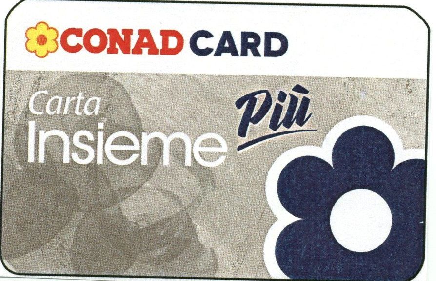 Paraqitja e markës CONAD Card Carta Insieme piu'