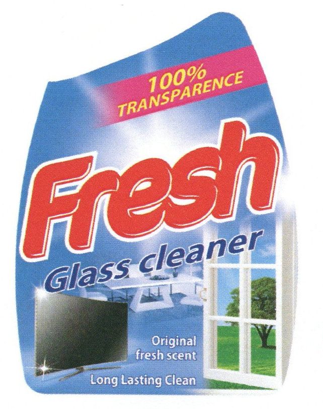 Paraqitja e markës FRESH Glass cleaner