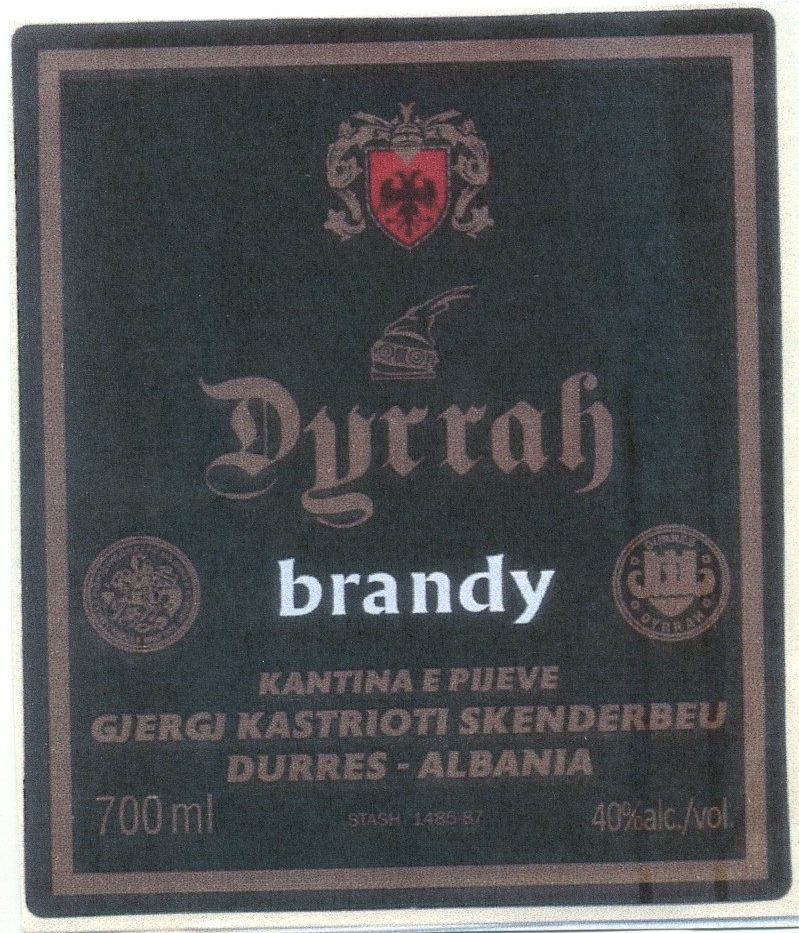 Paraqitja e markës Dyrrah brandy