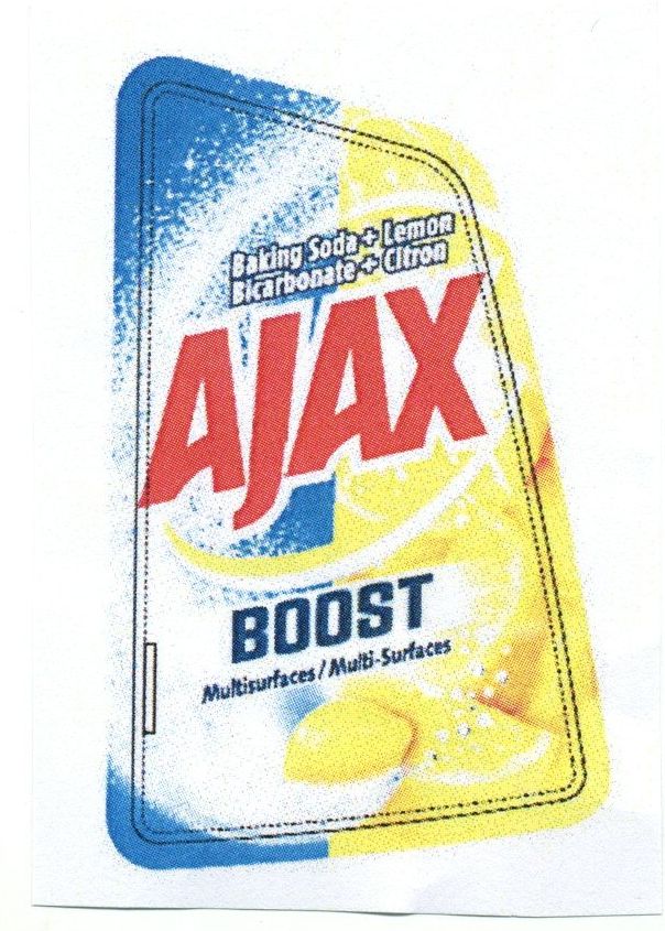 Paraqitja e markës AJAX BOOST Baking Soda + Lemon