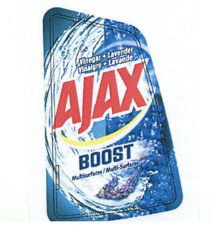 Paraqitja e markës AJAX BOOST Vinegar + Lavender