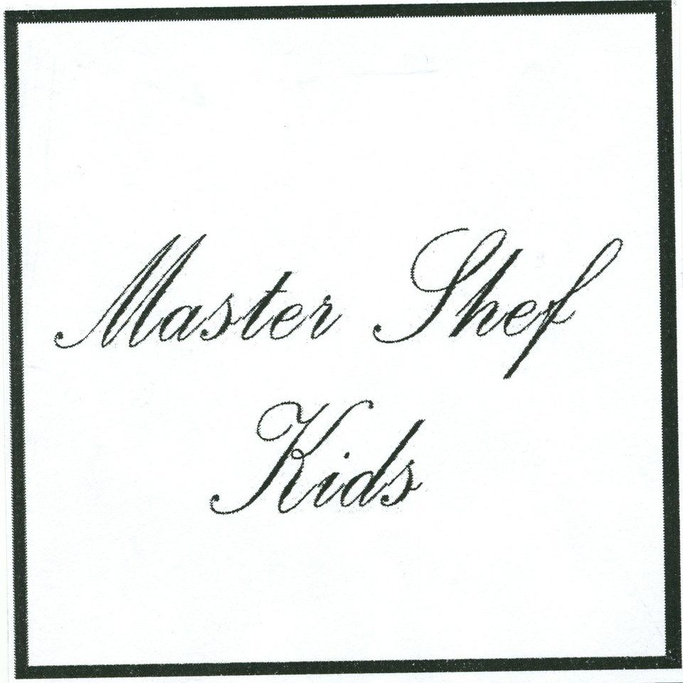 Die Wiedergabe der Marke Master Shef Kids