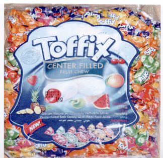 Paraqitja e markës Toffix center filled