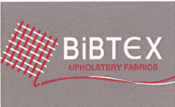 Paraqitja e markës BIBTEX UPHOLSTERY FABRICS