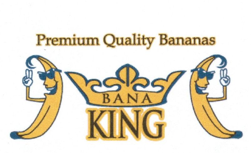 Paraqitja e markës BANA KING Premium Quality Bananas