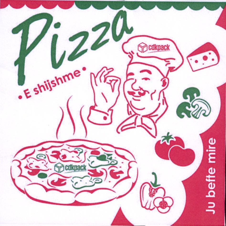 Paraqitja e markës Pizza E shijshme