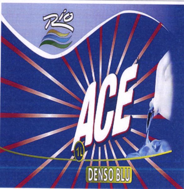 Paraqitja e markës Rio ACE denso blu