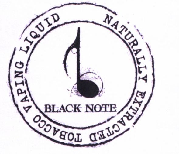 Paraqitja e markës BLACK NOTE NATURALLY EXTRACTED TOBACCO VAPING LIQUID