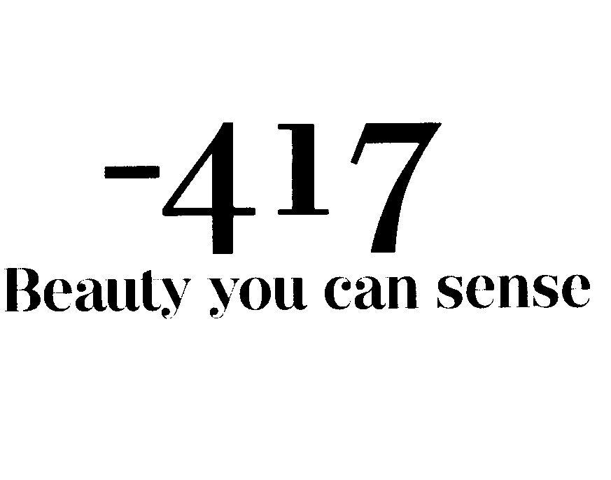Paraqitja e markës -417 Beauty you can sense