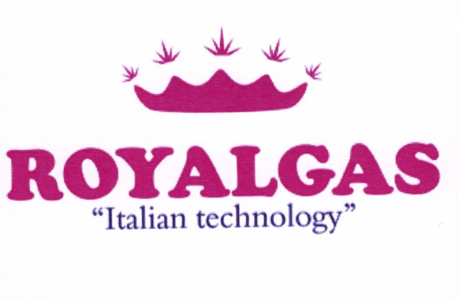 Paraqitja e markës ROYALGAS Italian technology