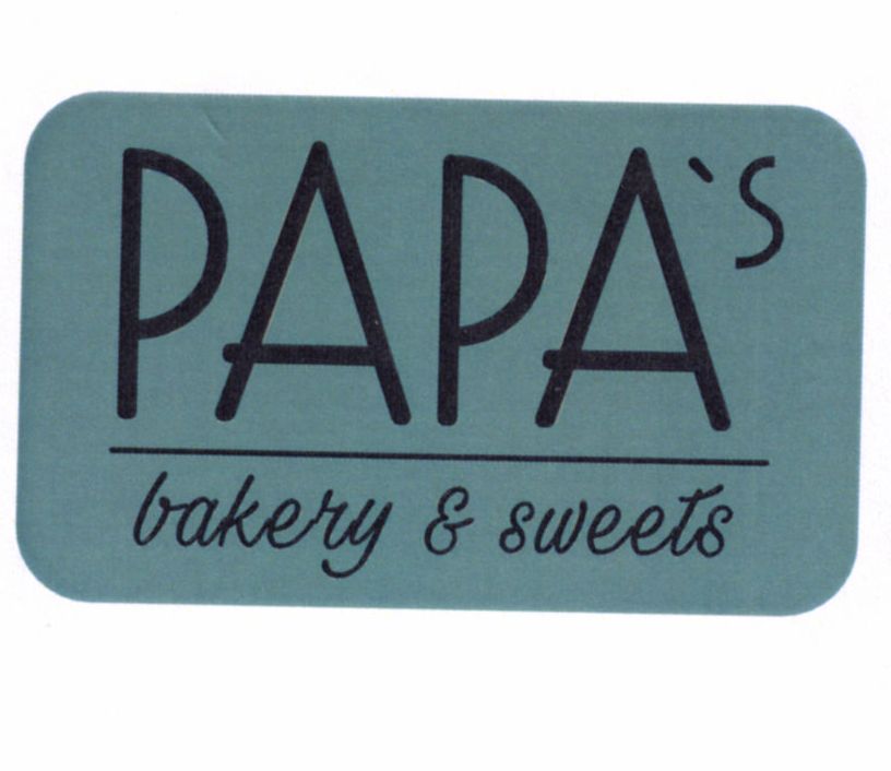 Paraqitja e markës "PAPA's Bakery & Sweets"