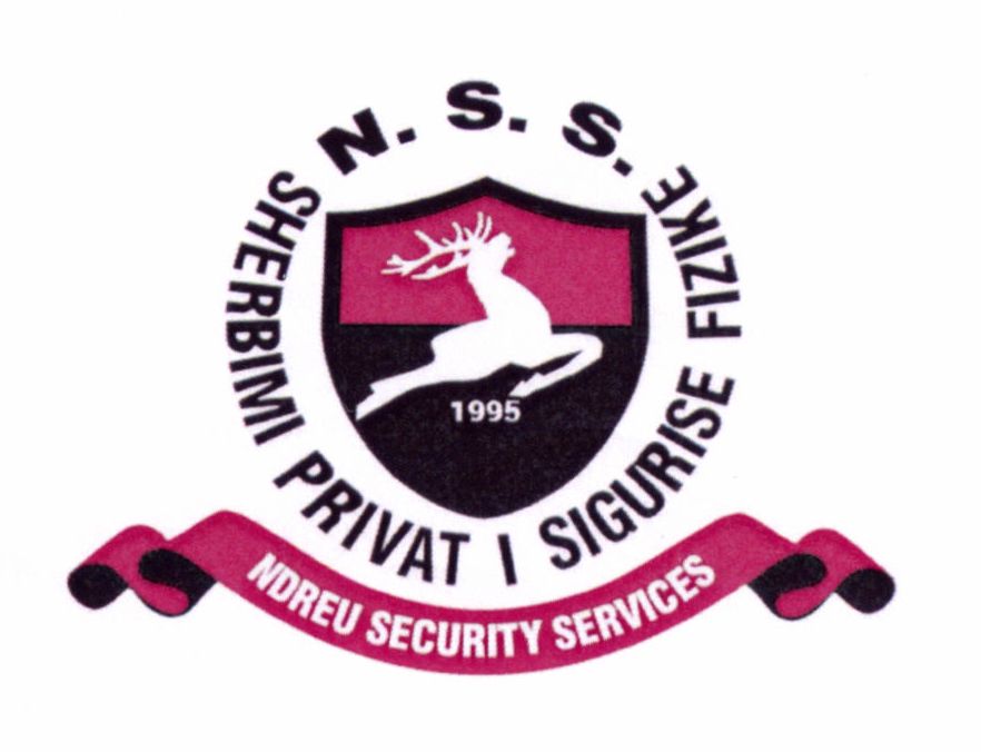 Paraqitja e markës N.S.S SHERBIMI PRIVAT I SIGURISE FIZIKE 1995, NDREU SECURITY SERVICES